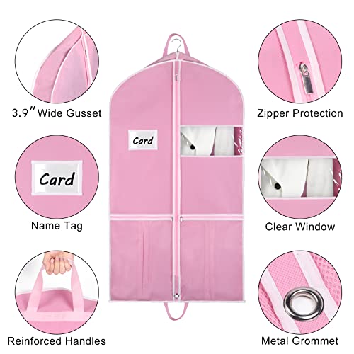 Travel Garment Bag with Pockets (2 Count)
