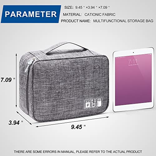 Electronics Organizer Travel Universal Cable Organizer Bag Waterproof Electronics Accessories Storage Cases for Cable