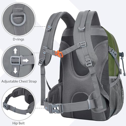 Hiking Backpack 30L Lightweight Travel Daypack Small Day Pack for Men Women Outdoor Camping Backpacking