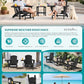 Folding Adjustable Adirondack Chair with Footrest