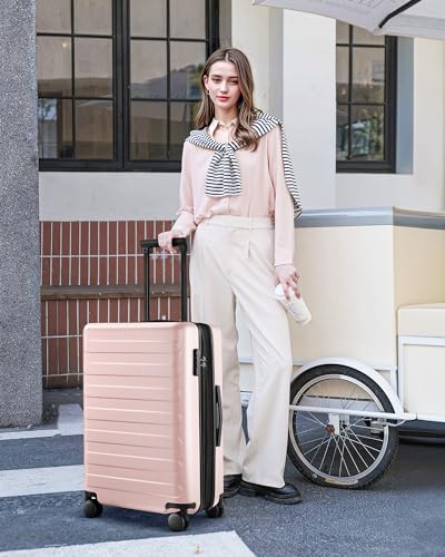 Medium Checked Luggage 24 Inch