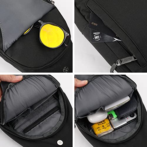 Small Crossbody Sling Backpack Anti Theft Backpack for Traveling Chest Bags for Men&Women Multipurpose Casual Daypack Hiking Shoulder Bag