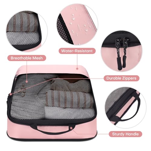4 PCS Set Compression Packing Cubes for Travel (4 Count)