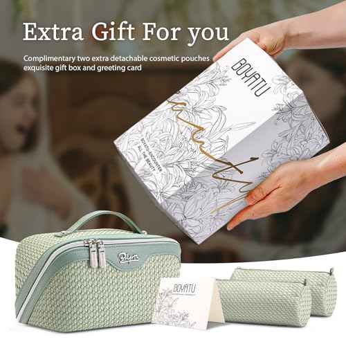 Travel Makeup Bags for Women (3 Count)