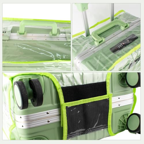 3Pcs Thicken Clear Luggage Cover (3 Count)