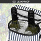 Insulated 2 Bottle Wine Bag Tote Leakproof Carrier Cooler Gift Stripes