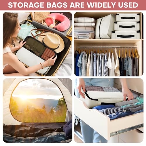 8 PCS Compression Packing Cubes for Travel Women