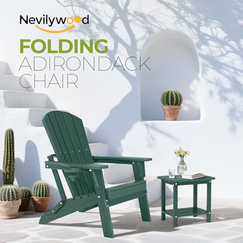 Folding Adirondack Chairs Set of 4