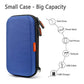 Blue Hard EVA Case for WD Seagate Hard Drive