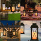 Solar Lanterns Outdoor Waterproof 2 Pack 12 Inch Solar Light with Candles (2 Count)