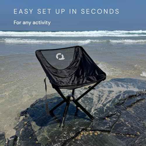 ClassiQ 2 Pack Camping Chairs with Free Carry Bag