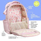 Boss Plus Diaper Bag Backpack with 19 Pockets