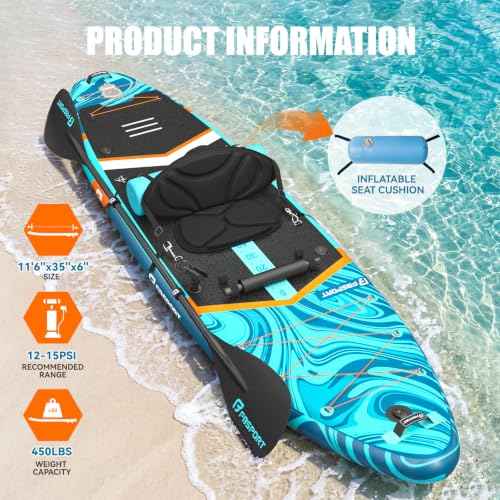 11'6" Premium Stand Up Paddle Board