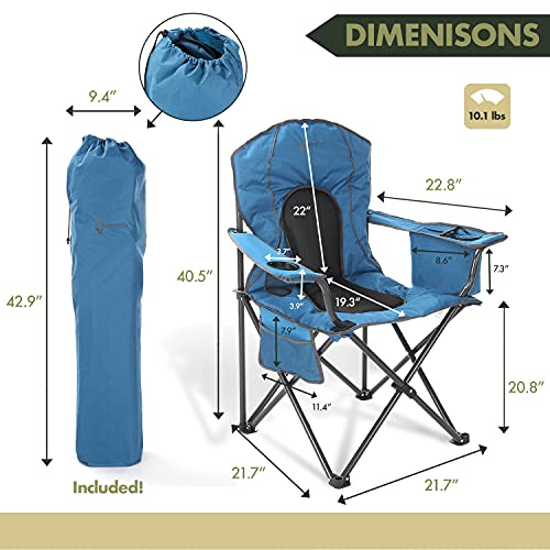 Portable Folding Camping Quad Chair w