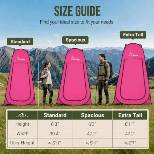 Pop Up Shower Tent for Camping Essentials
