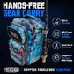 Kryptek Tactical Fishing Sling Pack with 3 Tackle Trays