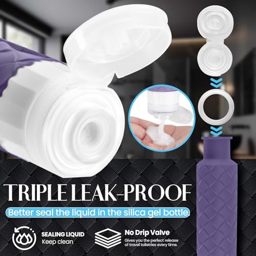 Travel Bottles for Toiletries (4 Count)