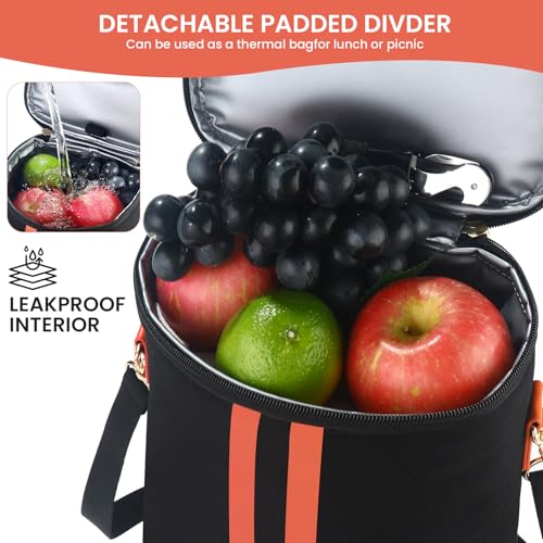 2 Bottle Insulated Wine Carrier Tote (2 Count)