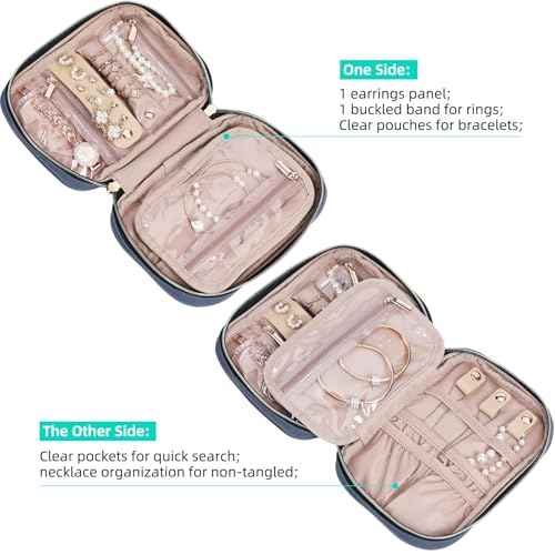 Travel Jewelry Case Organizer