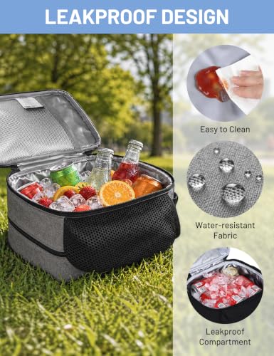 Expandable Small Lunch Box for Men Women Kids to Work School