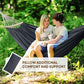 Cotton Hammock 8.9x4.9ft Holds Up to 660lbs Prevents Side