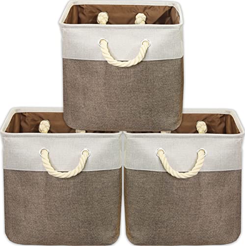 13" x 13" Large Fabric Storage Cubes (3 Count)