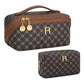 Initial Makeup Bag Personalized Gift for Women Teen Girls