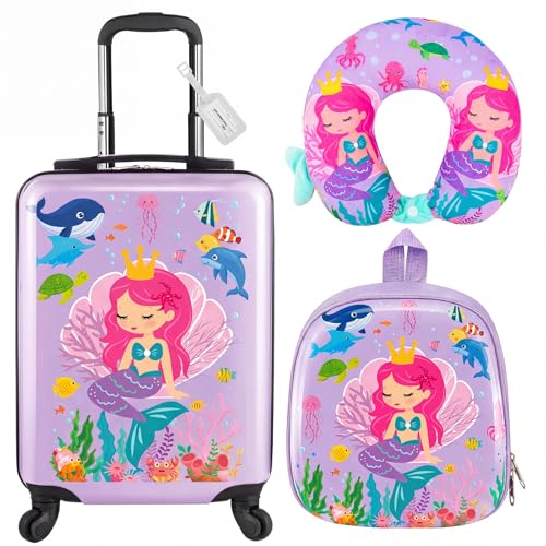 4 Pcs Kids Luggage Set (4 Count)