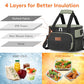 Medium Lunch Bag (Black/Green / Medium(9L))