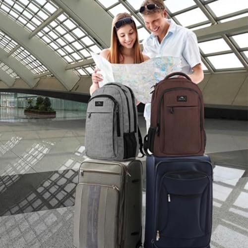 Brown 17.3 Inch Laptop Backpack