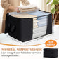 6 Pack Storage Bags for Clothes Blanket Storage Bins with Lids (6 Count)