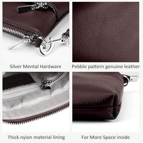Genuine Leather Small Crossbody Bags for Women Travel Leather Purse