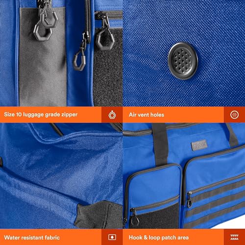 130L 36" Extra Large Heavy Duty Sports Equipment Storage Duffle Bag