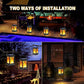Solar Lantern Outdoor Flickering Flame Hanging Solar Lights (4 Count)
