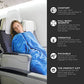 Lightweight Airplane & Travel Blanket with Foot Pockets