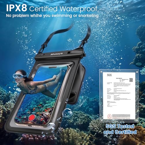Floatable Floating Waterproof Phone Pouch 2 Pack (2 Count)