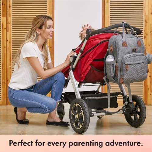 Diaper Bag Backpack with Portable Changing Pad