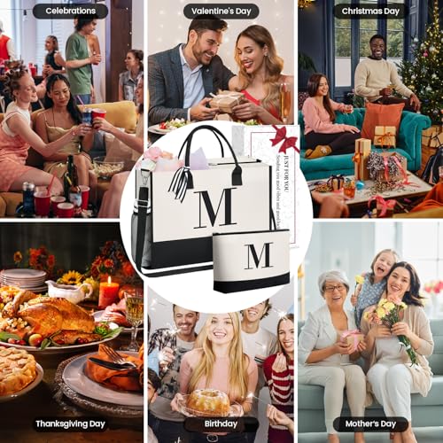 Personalized Initial Tote Bag