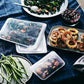 Premium Reusable Silicone Food Storage Snack Bags (4 Count)