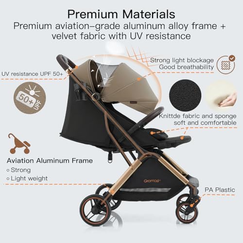 Gravity Folding Baby Stroller