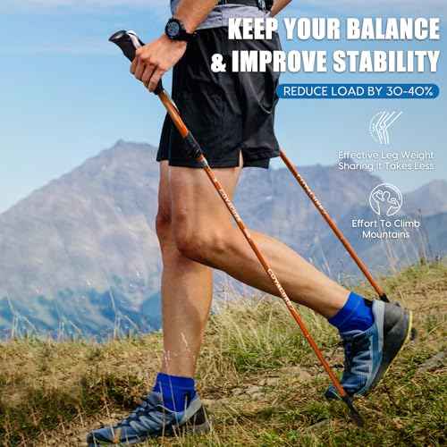 Trekking Poles Collapsible (2 Count)