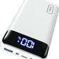 INIU Portable Charger, 22.5W PD3.0 QC4.0 Fast Charging LED Display 20000mAh Power Bank, Tri-Outputs Battery Pack Compatible with iPhone 16 15 14 13 12 Pro Samsung S22 Google iPad Tablet etc