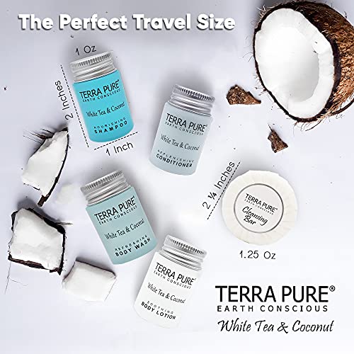 White Tea Hotel Toiletries Amenity Set (300 Fl Oz)