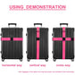 Luggage Straps for Suitcases TSA Approved Travel Belt 8 Pack by Chelmon (8 Count)