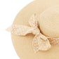 Wide Brim Sun Hat for Women Floppy Straw Hat Summer Beach Hats Fashionable Trendy Hats Sun Protection UPF 50+