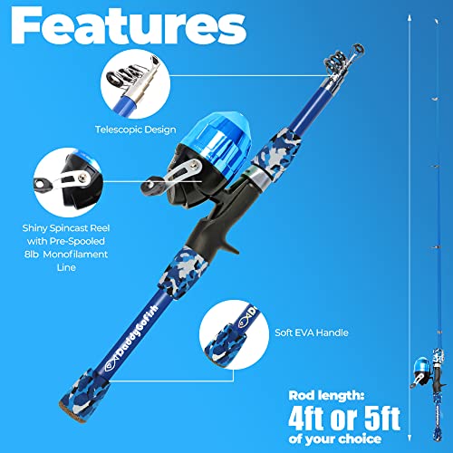 Kids Fishing Pole for Boys (2 Count)