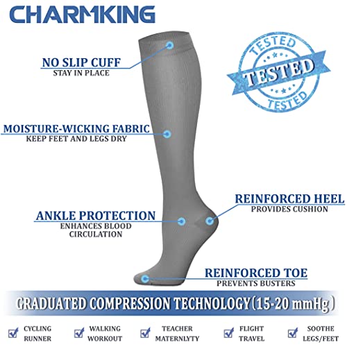 Compression Socks for Women & Men Circulation (3 Count)