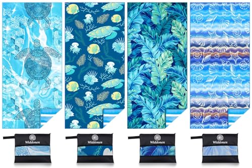 Microfiber Beach Towel (4 Count)