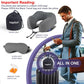 Neck Pillow for Travel with Travel Pouch