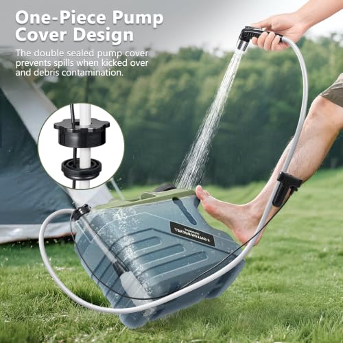 Portable Camping Shower with 5